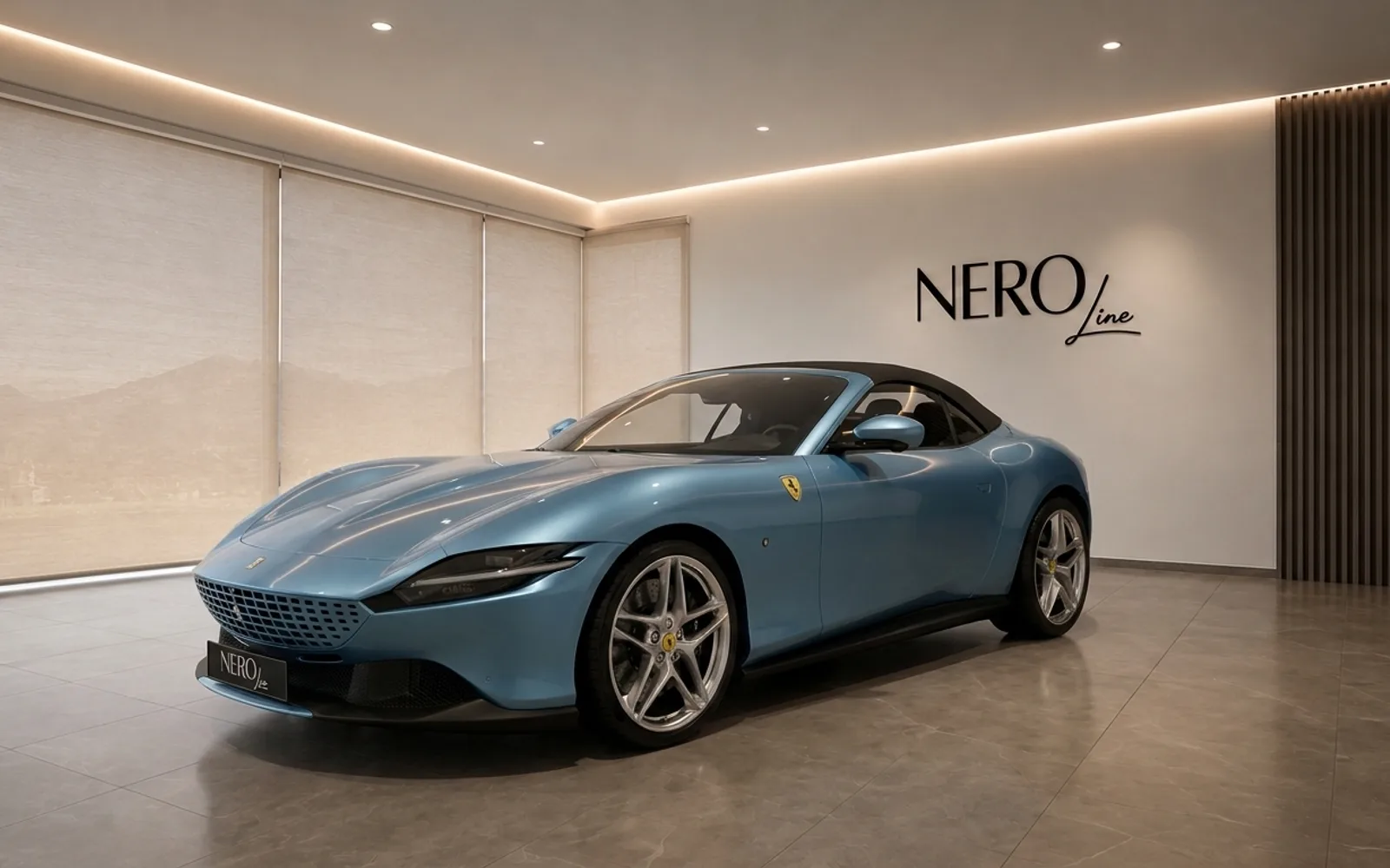 AI-generated illustrative image of the listed model; not a photograph of the allocated vehicle or a physical Nero Line showroom. Confirm the exact unit in writing. AI-generated illustrative image of the listed model; not a photograph of the allocated vehicle or a physical Nero Line showroom. Confirm the exact unit in writing.