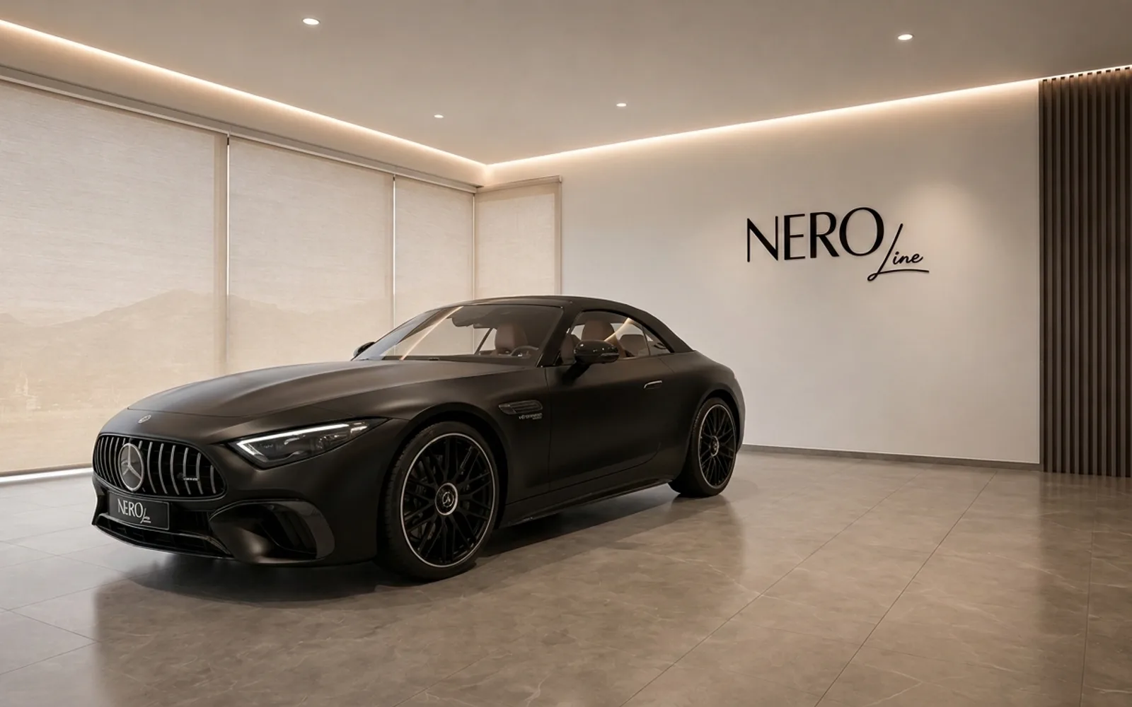 AI-generated illustrative image of the listed model; not a photograph of the allocated vehicle or a physical Nero Line showroom. Confirm the exact unit in writing. AI-generated illustrative image of the listed model; not a photograph of the allocated vehicle or a physical Nero Line showroom. Confirm the exact unit in writing.