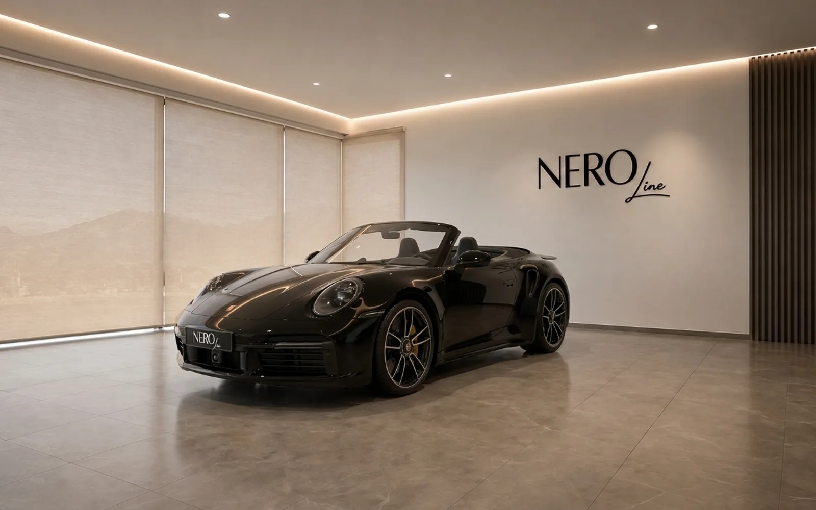 AI-generated illustrative image of the listed model; not a photograph of the allocated vehicle or a physical Nero Line showroom. Confirm the exact unit in writing. AI-generated illustrative image of the listed model; not a photograph of the allocated vehicle or a physical Nero Line showroom. Confirm the exact unit in writing.