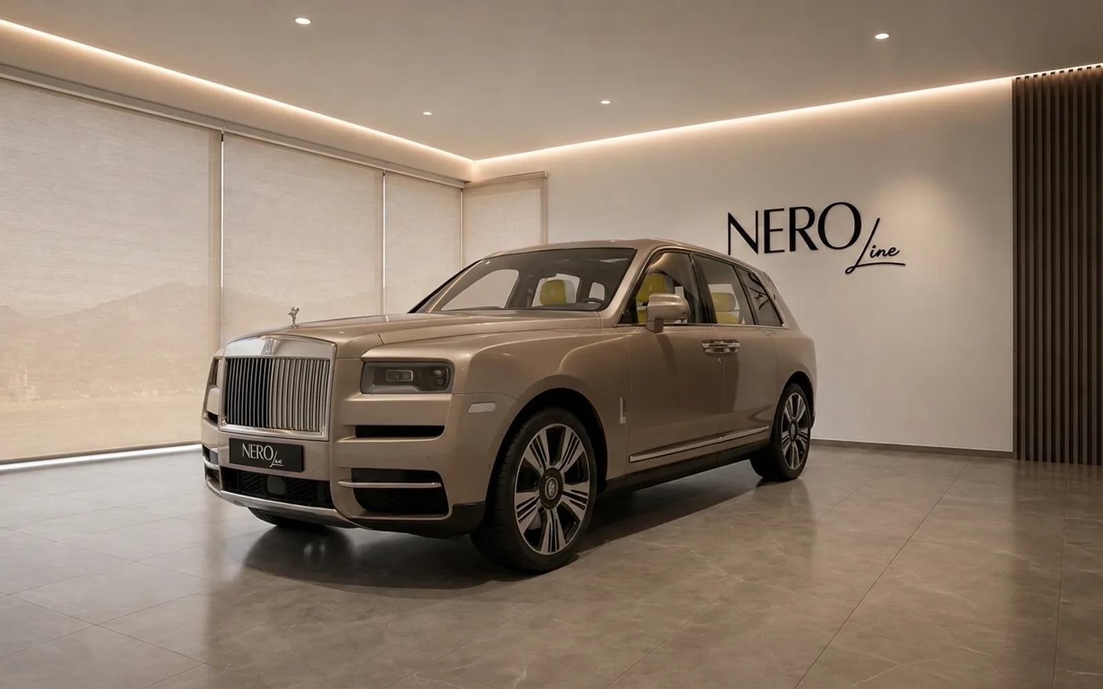 掲載モデルを示すAI生成のイメージです。割り当て車両やNero Lineの実在するショールームを撮影したものではありません。実車両を書面でご確認ください。