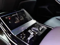 Audi A8 L VR10 Armoured rear seat control panel with seat adjustment display in Madrid.